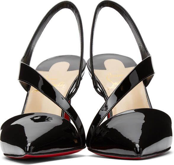 Christian Louboutin Black Brandina 85 Heels - Picture 3