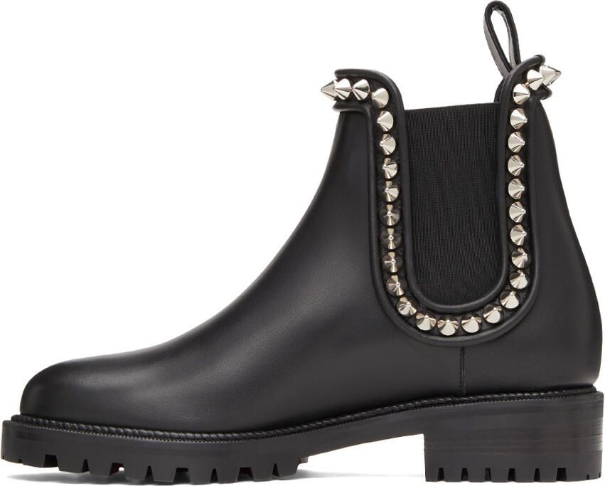 Christian Louboutin Black Capahutta Flat Boots - Picture 2
