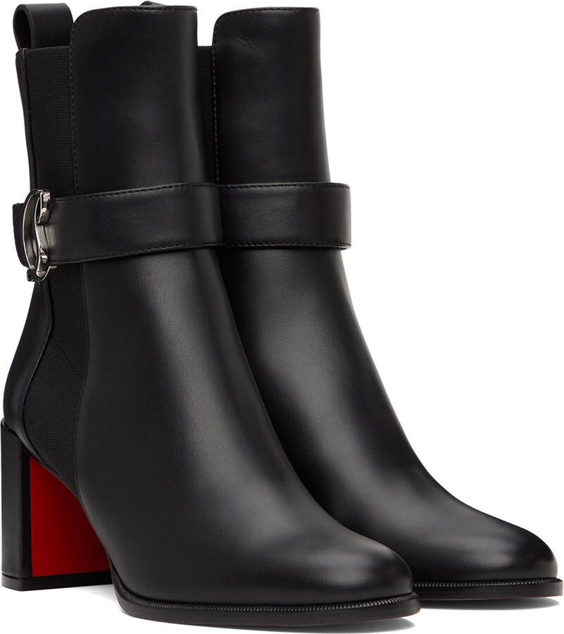 Christian Louboutin Black CL Chelsea Boots - Picture 3