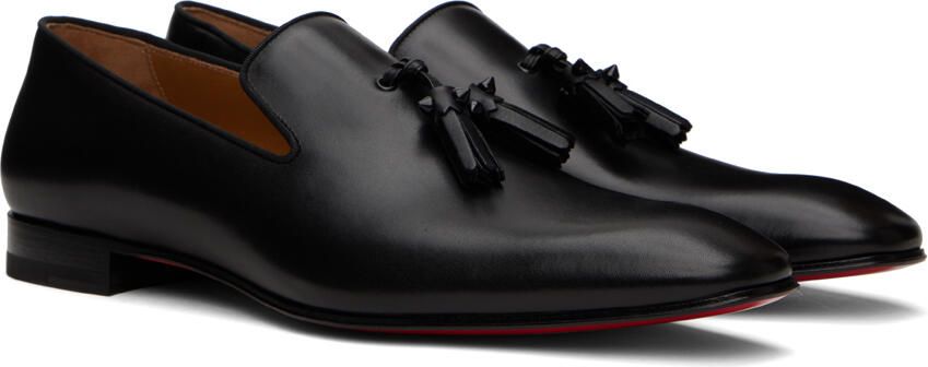 Christian Louboutin Black Dandelion Tassel Loafers - Picture 2