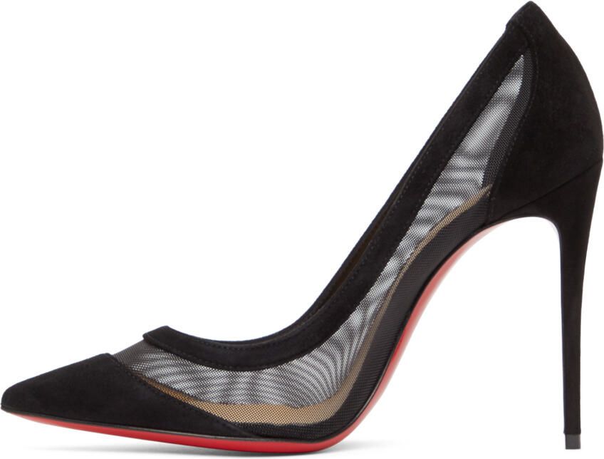 Christian Louboutin Black Galativi 100 Heels