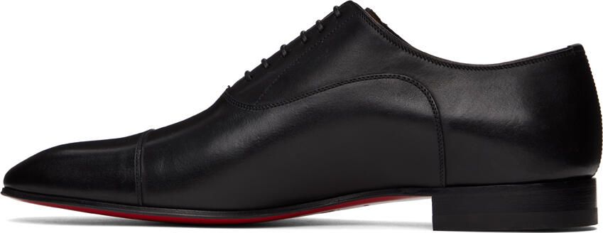 Christian Louboutin Black Greggo Oxfords - Picture 4