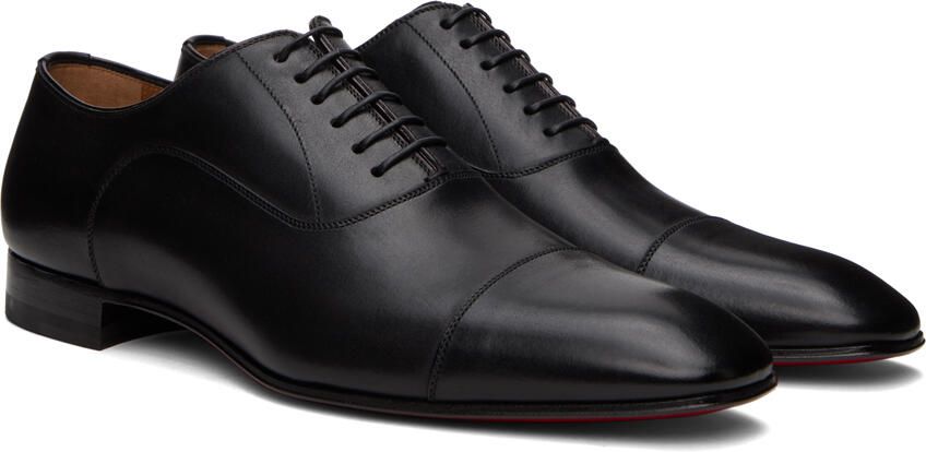 Christian Louboutin Black Greggo Oxfords - Picture 2