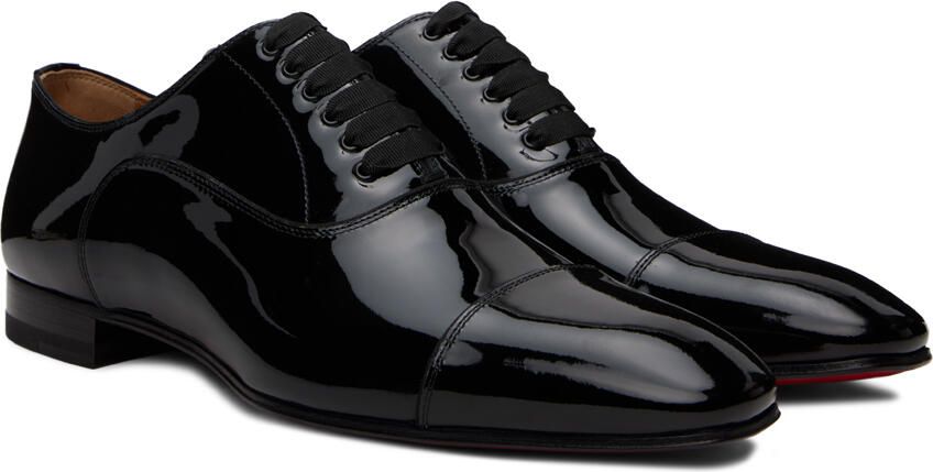 Christian Louboutin Black Greggo Oxfords - Picture 2