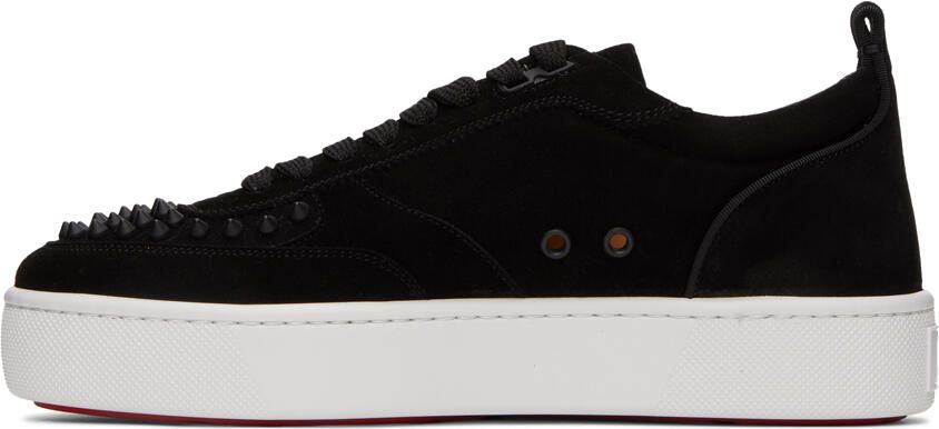 Christian Louboutin Black Happyrui Spikes Sneakers - Picture 3