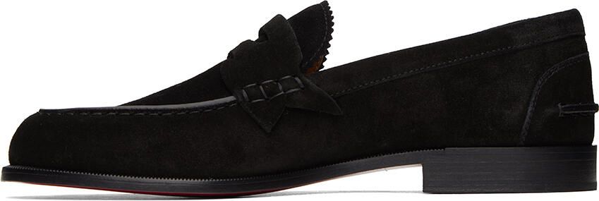 Christian Louboutin Black No Penny Loafers - Picture 4