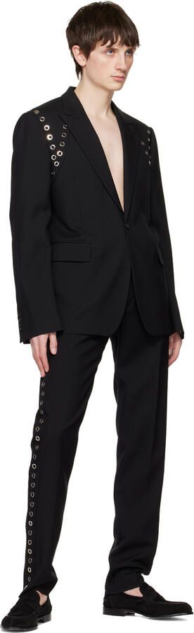 Christian Louboutin Black No Penny Loafers - Picture 3