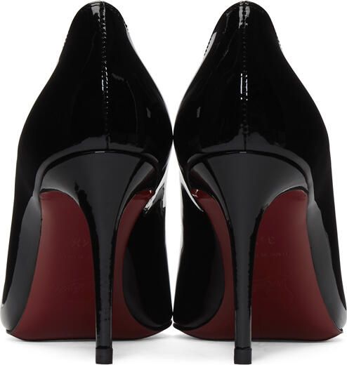 Christian Louboutin Black Patent Kate 85 Heels - Picture 3