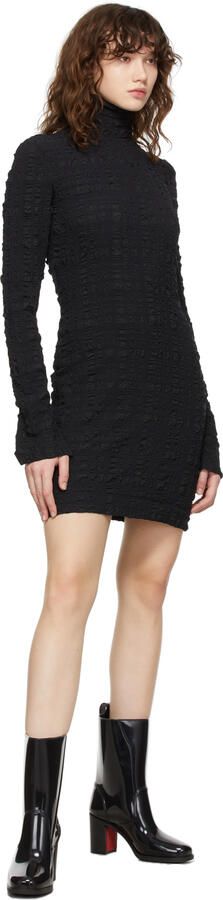 Christian Louboutin Black PVC Loubirain 70 Boots - Picture 4