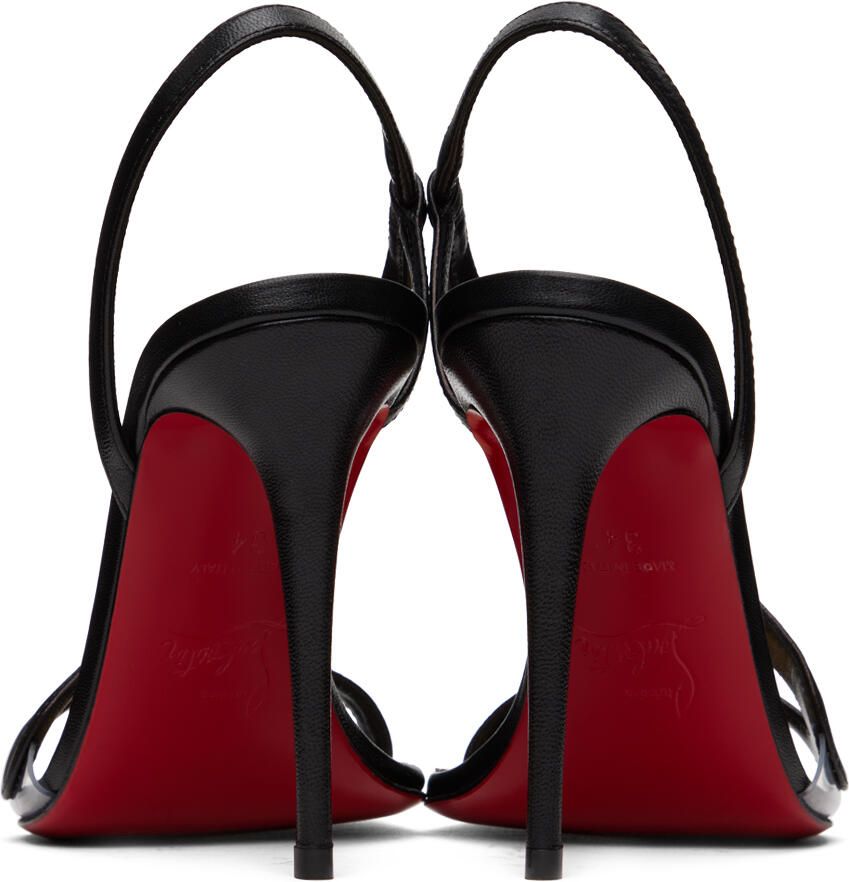 Christian Louboutin Black Rosalie 100 Heeled Sandals