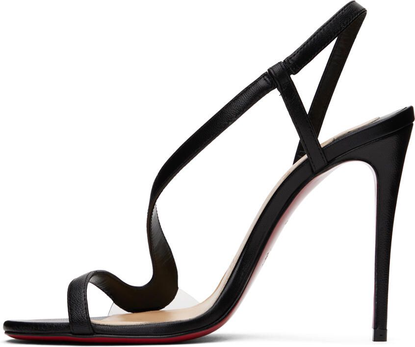 Christian Louboutin Black Rosalie 100 Heeled Sandals - Picture 3