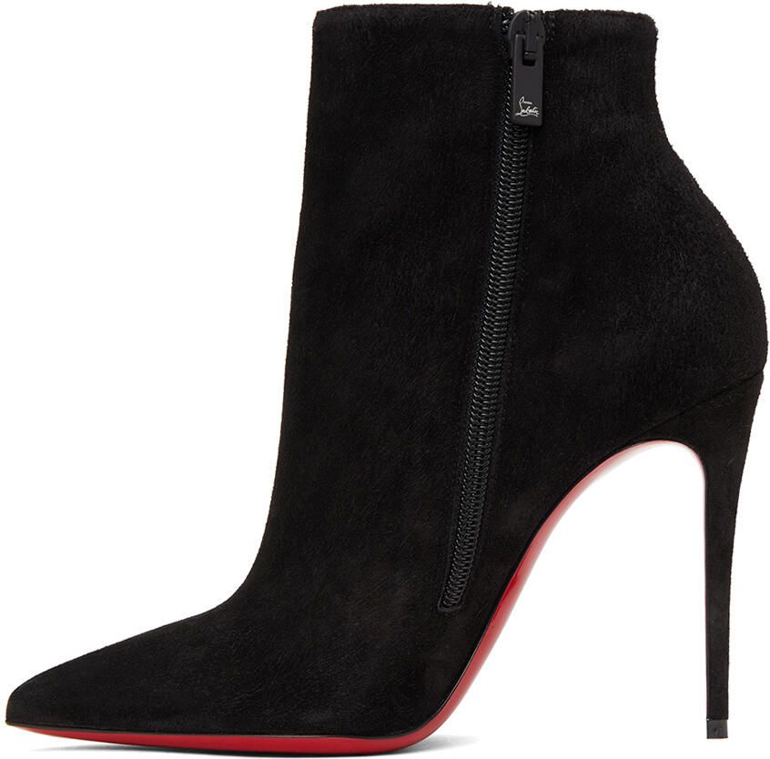 Christian Louboutin Black Suede So Kate 100 Boots