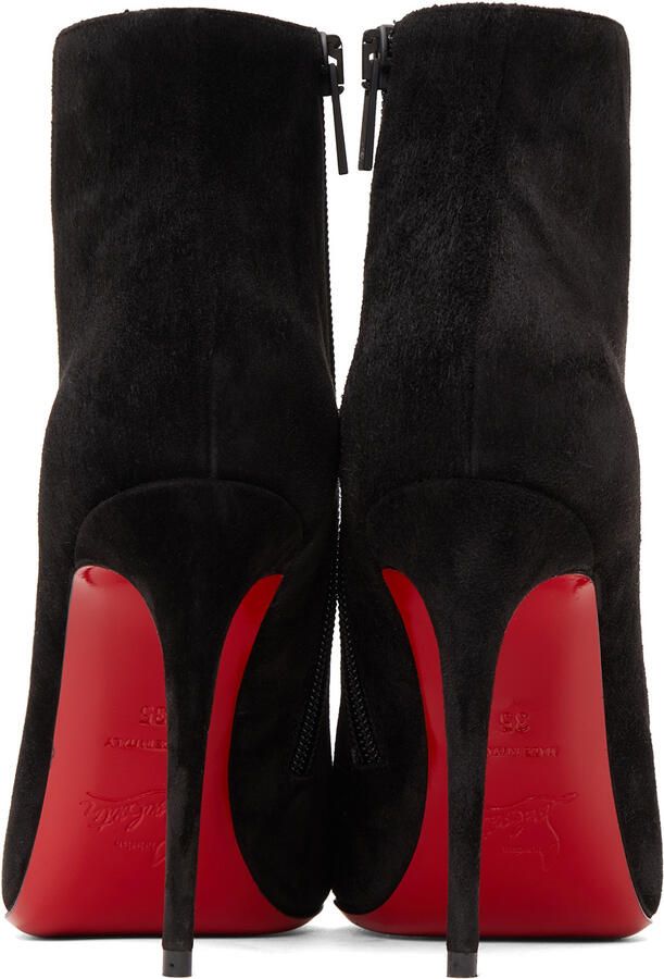 Christian Louboutin Black Suede So Kate 100 Boots - Picture 3