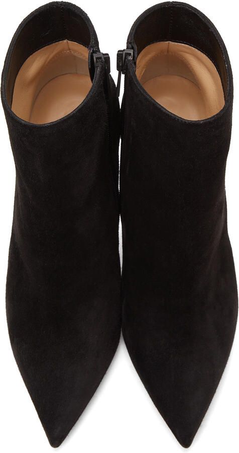 Christian Louboutin Black Suede So Kate 100 Boots - Picture 4