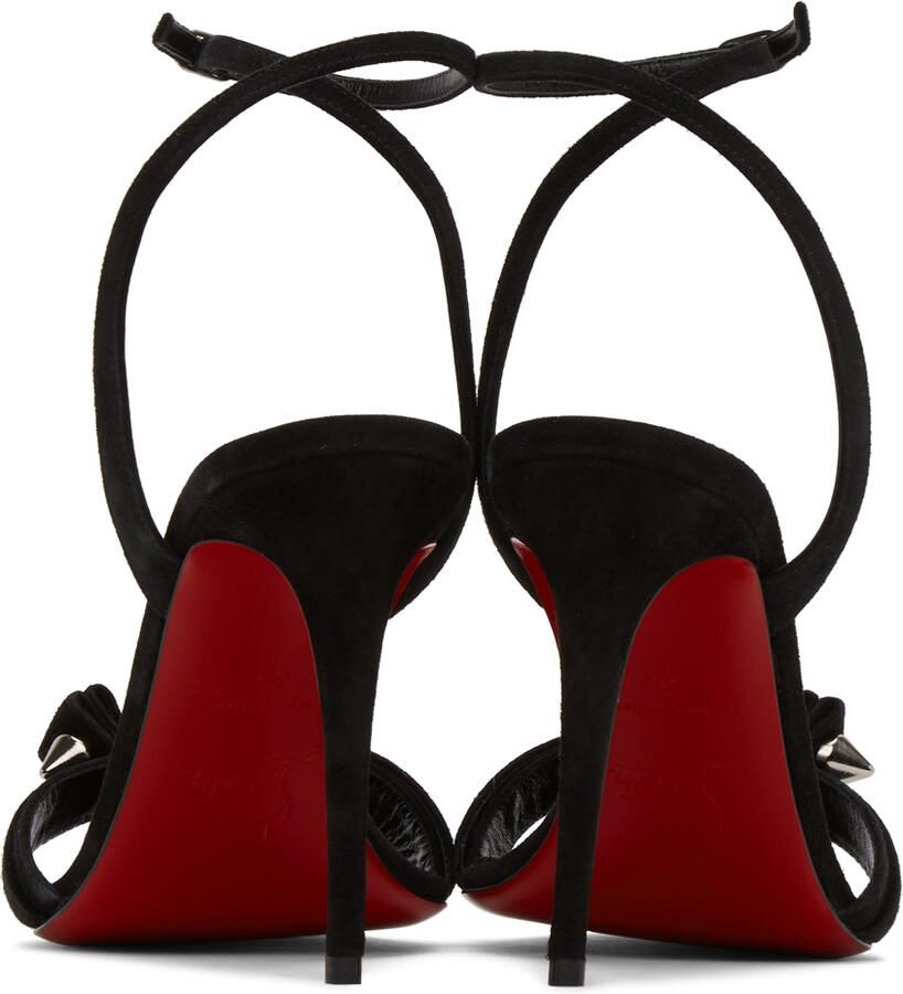 Christian Louboutin Black Suede Umberta 100 Heels