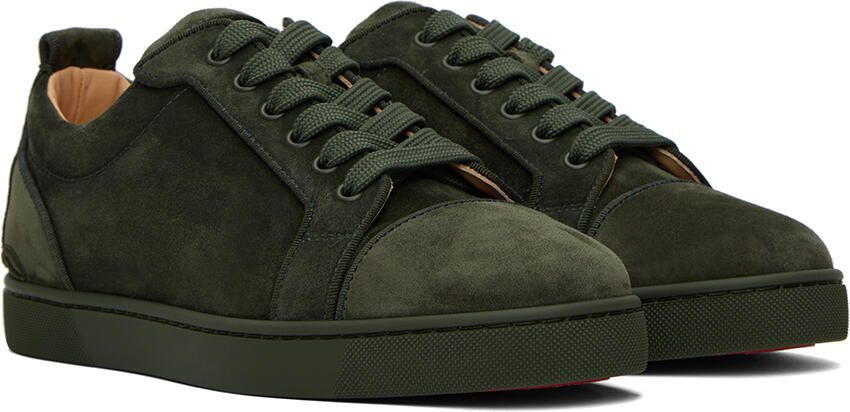 Christian Louboutin Green Fun Louis Junior Sneakers - Picture 2