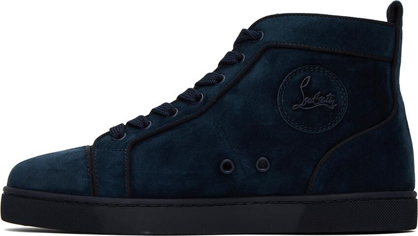 Christian Louboutin Navy Louis Orlato Sneakers - Picture 3