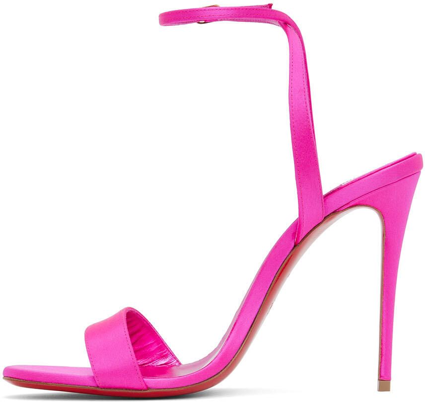 Christian Louboutin Pink Loubigirl 100 Heeled Sandals - Picture 2