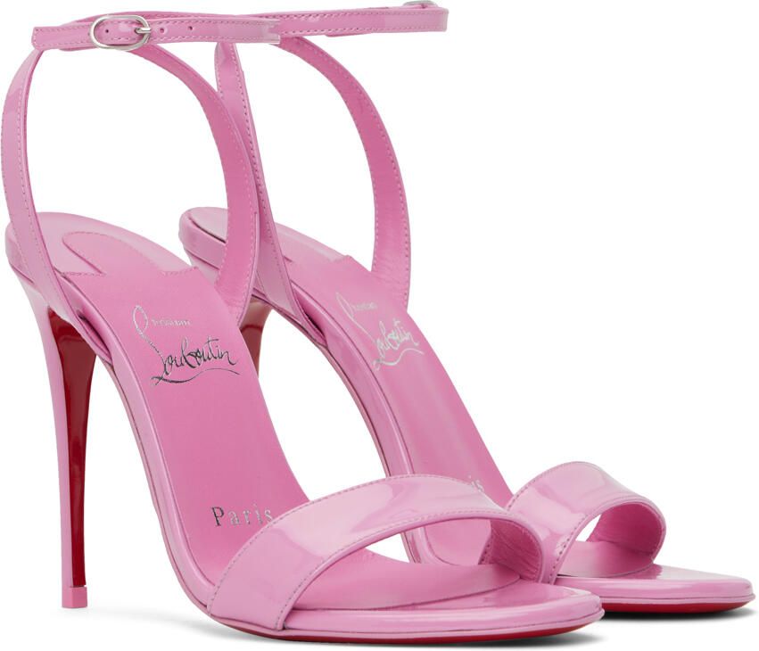 Christian Louboutin Pink Loubigirl Heeled Sandals - Picture 3