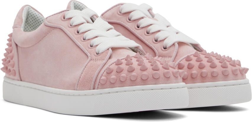 Christian Louboutin Pink Vieira 2 Orlato Sneakers - Picture 2
