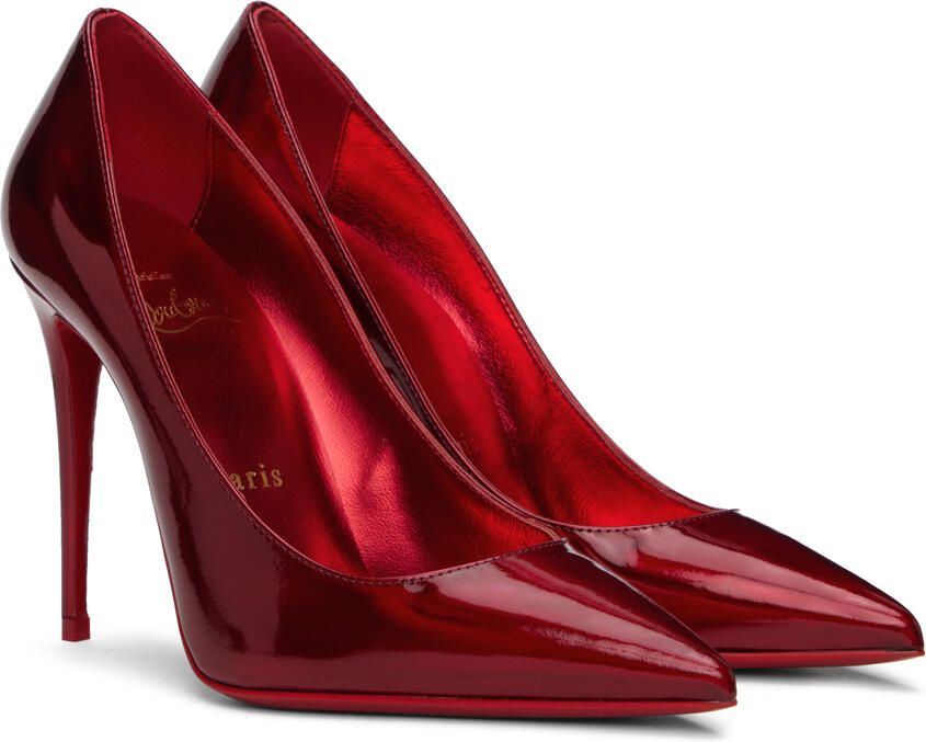 Christian Louboutin Red Kate Heels - Picture 2