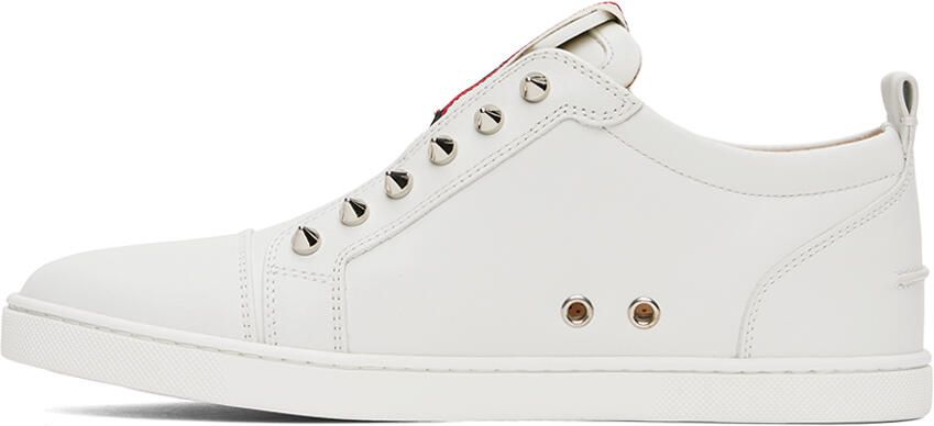 Christian Louboutin White F.A.V. 'Fique A Vontade' Sneakers - Picture 3