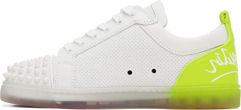 Christian Louboutin White Fun Louis Junior Sneakers - Picture 3