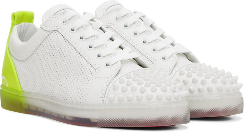 Christian Louboutin White Fun Louis Junior Sneakers - Picture 2