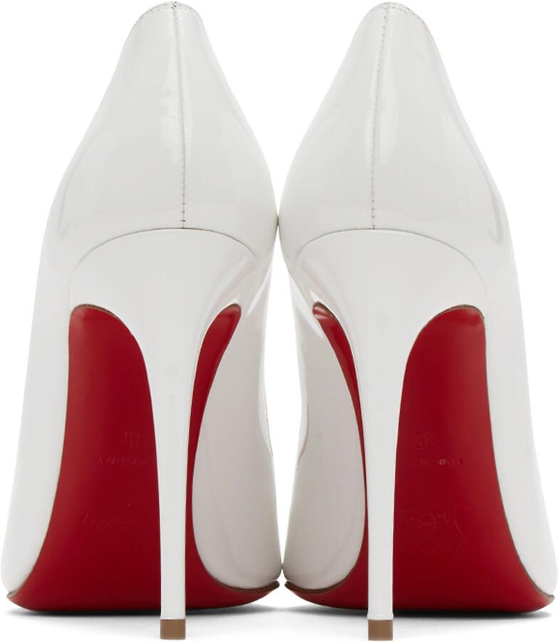 Christian Louboutin White Hot Chick 100mm Heels - Picture 2
