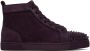 Christian Louboutin Purple Lou Spikes Sneakers - Thumbnail 1
