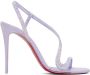 Christian Louboutin Purple Rosalie Strass 100 Heeled Sandals - Thumbnail 1