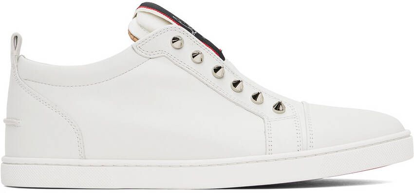 Christian Louboutin White F.A.V. 'Fique A Vontade' Sneakers - Picture 5