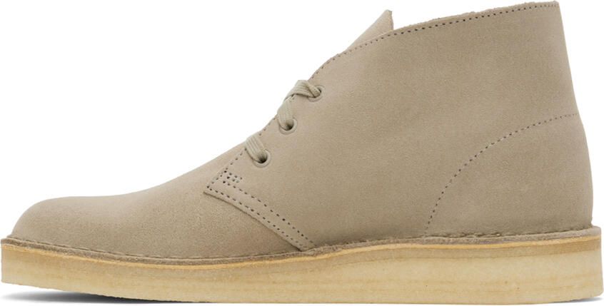 Clarks Originals Beige Coal Desert Boots - Picture 3
