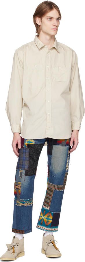 Clarks Originals Beige Lace-Up Desert Boots - Picture 4