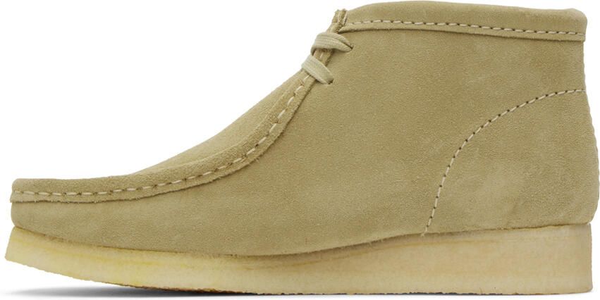 Clarks Originals Beige Wallabee Desert Boots - Picture 8