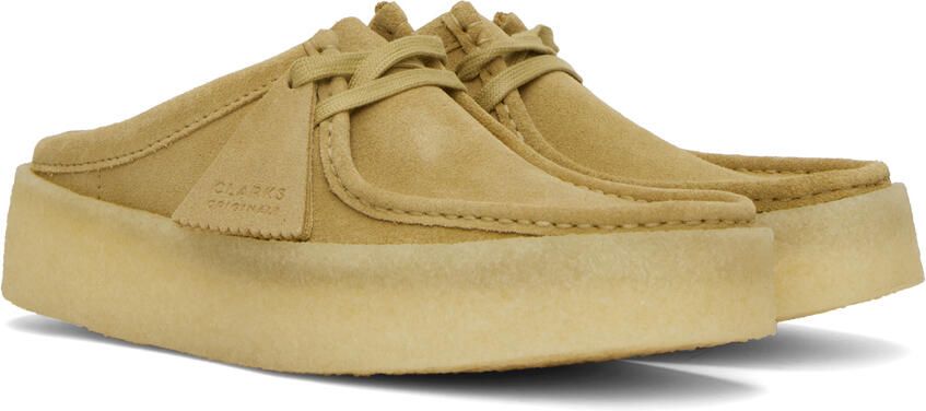 Clarks Originals Beige Wallabee Cup Lo Loafers - Picture 2