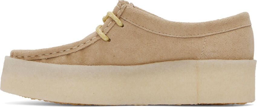 Clarks Originals Beige Wallabee Cup Oxfords - Picture 3