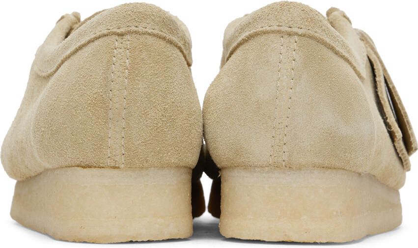 Clarks Originals Beige Suede Wallabee Derbys - Picture 1
