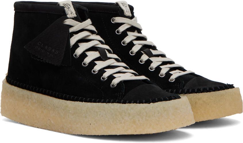 Clarks Originals Black Caravan Desert Boots - Picture 2