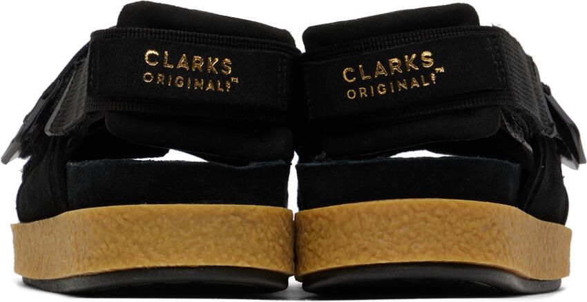 Clarks Originals Black Overleigh Tor Sandals