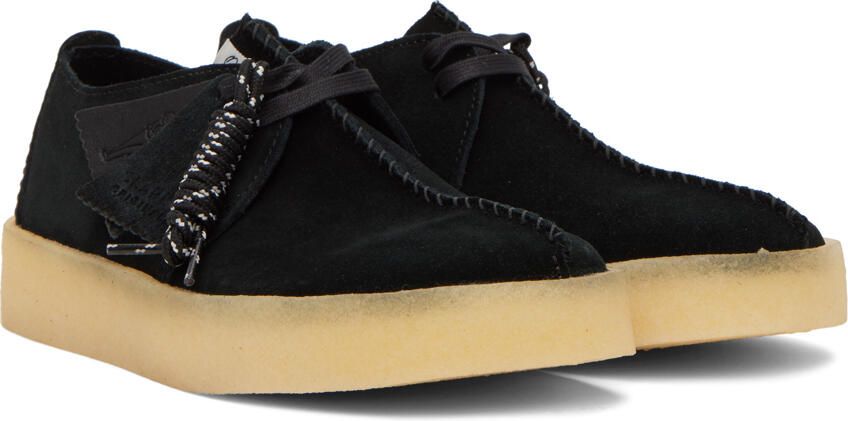 Clarks Originals Black Trek Cup Oxfords - Picture 2