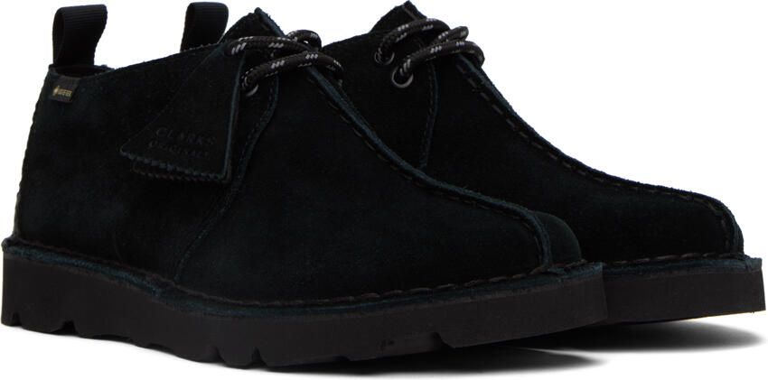 Clarks Originals Black Suede Desert Trek Gore-Tex Lace-Up Shoes - Picture 2