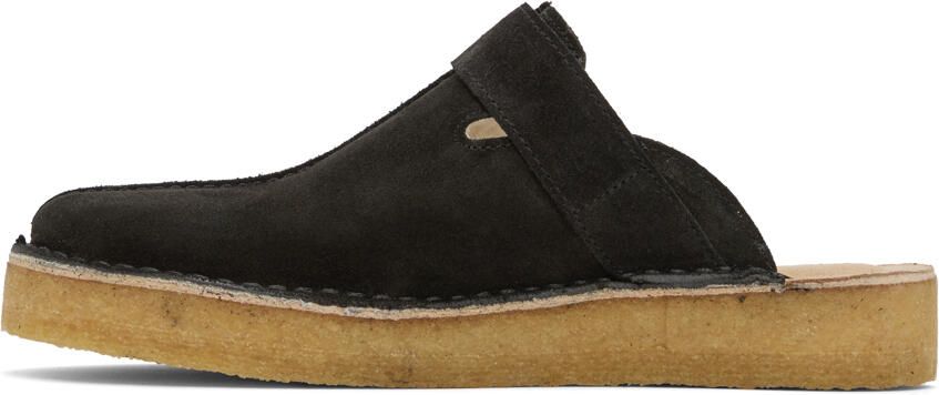 Clarks Originals Black Trek Mules - Picture 3