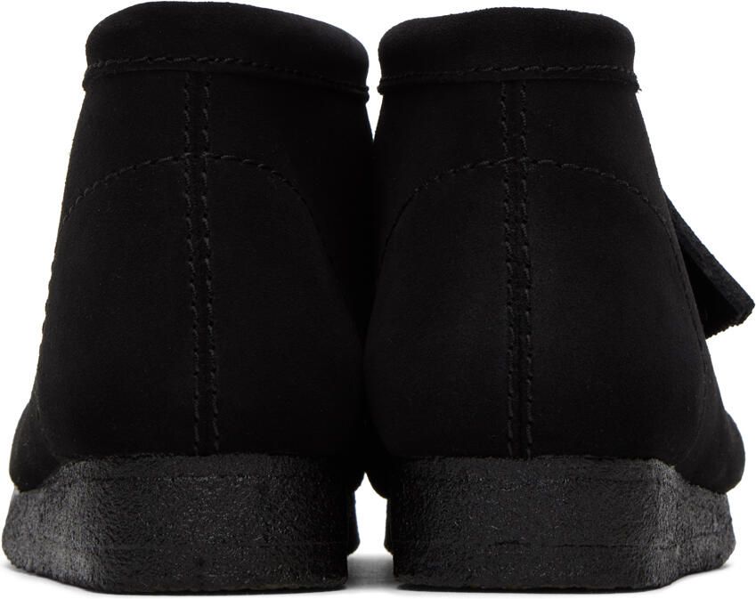 Clarks Originals Black Suede Wallabee Desert Boots - Picture 2