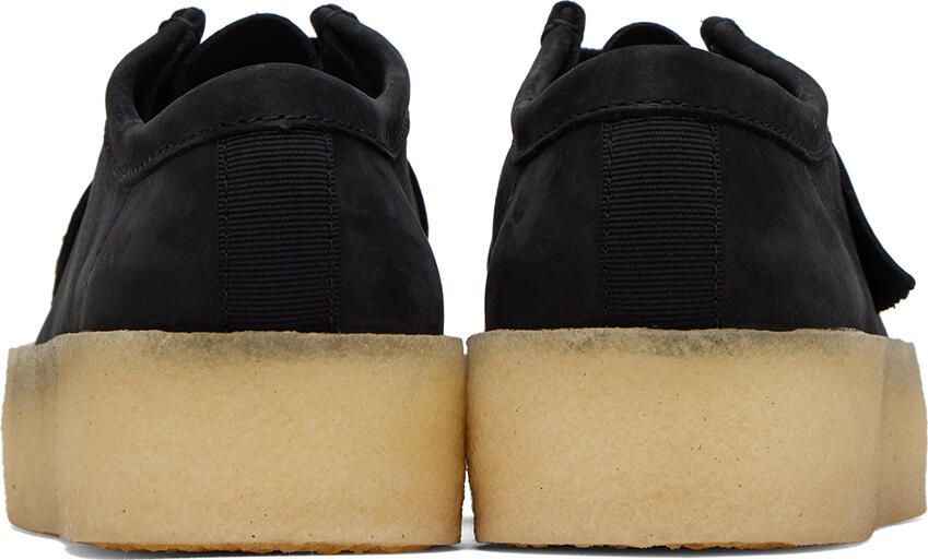 Clarks Originals Black Nubuck Wallabee Cup Lace-Up Shoes - Picture 2