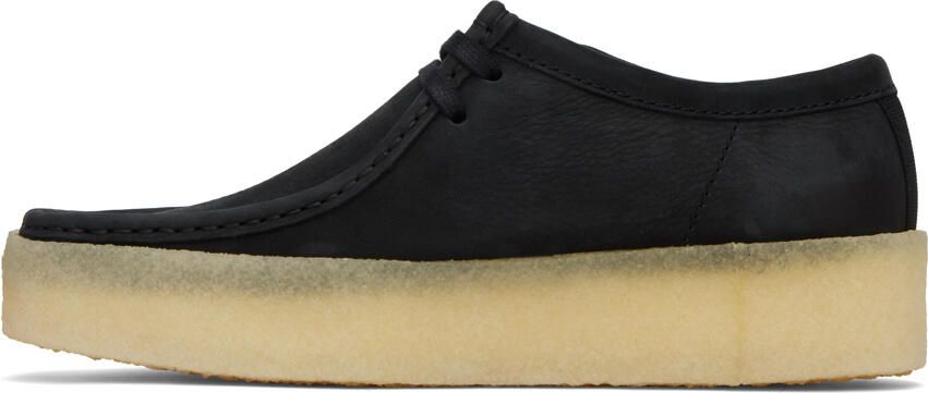 Clarks Originals Black Nubuck Wallabee Cup Lace-Up Shoes - Picture 7