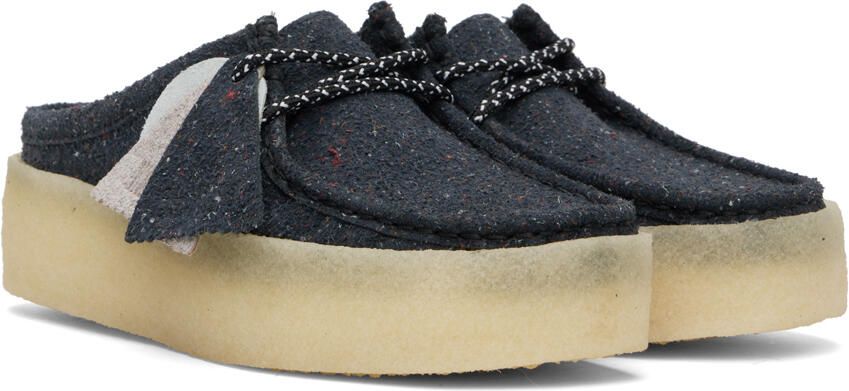 Clarks Originals Black Wallabee Cup Lo Oxfords - Picture 2