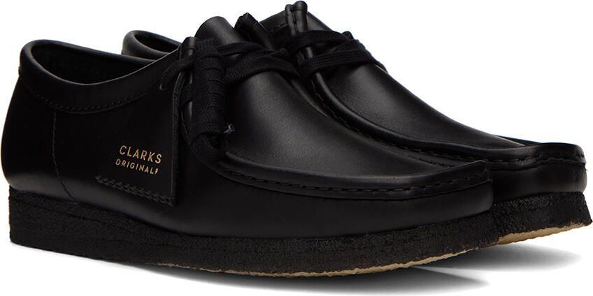 Clarks Originals Black Wallabee Derbys - Picture 2