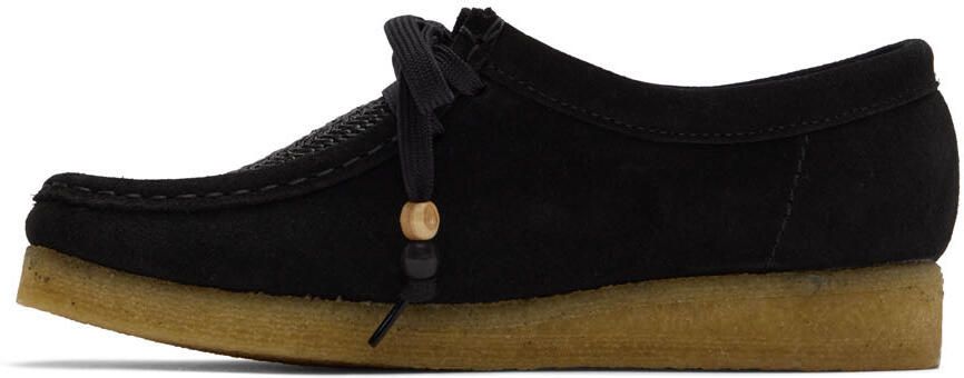 Clarks Originals Black Wallabee Derbys - Picture 3