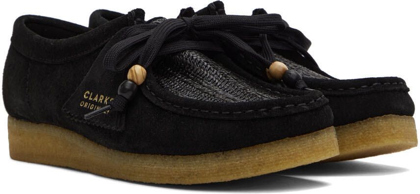 Clarks Originals Black Wallabee Derbys - Picture 2